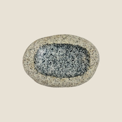 Foggy Spotted Soap Dish - Riverstone