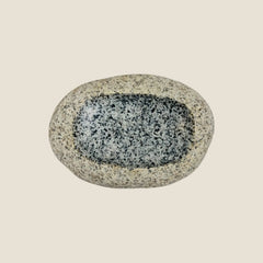 Foggy Spotted Soap Dish - Riverstone