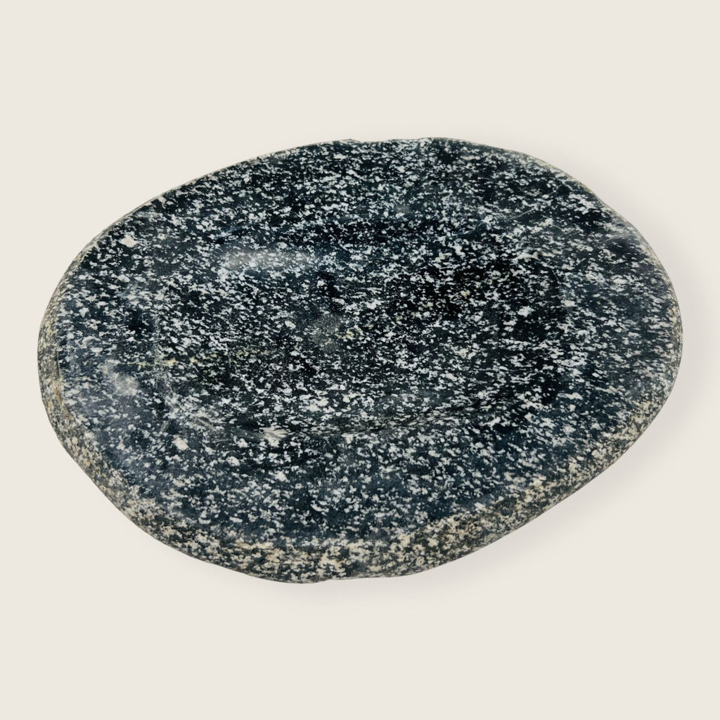 Riverstone Dark Grey Speckled Soap Dish