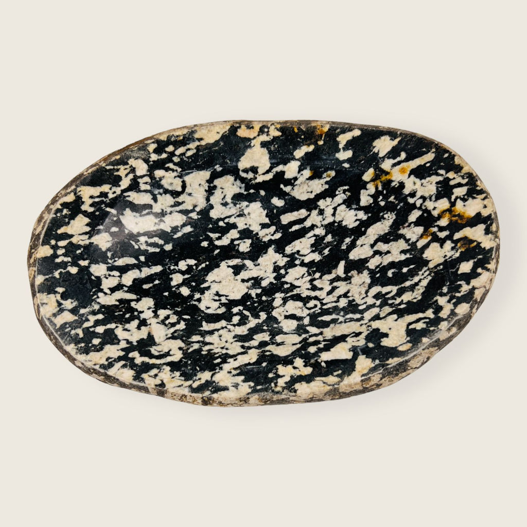 Riverstone Zebra Patterned Soap Dish