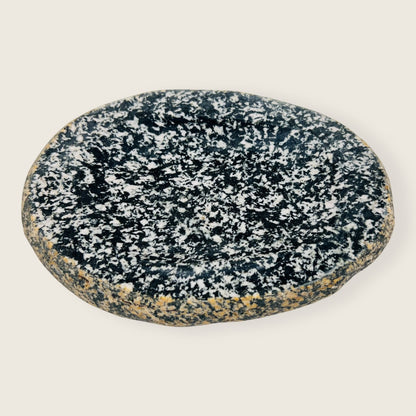 White Speckled Soap Dish - Riverstone