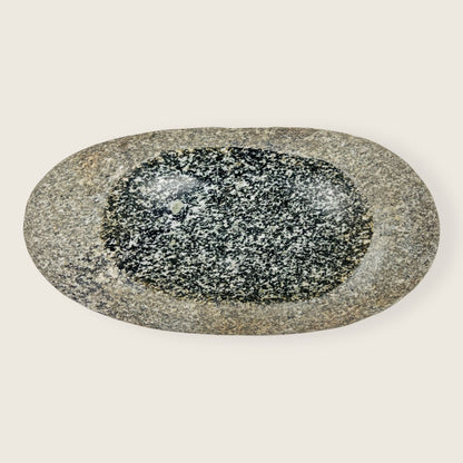 Pebble Spotted Soap Dish - Riverstone