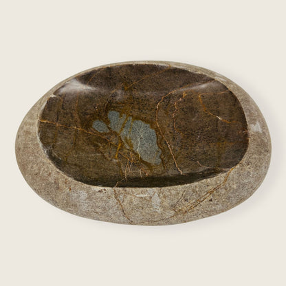 Amber Webbed Soap Dish - Riverstone