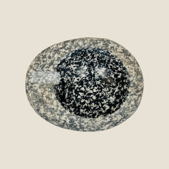 Black Splashed Ash Tray - Riverstone