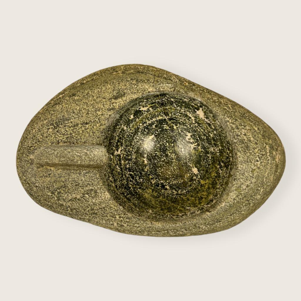 River Stone Gold Sparkled Ash Tray