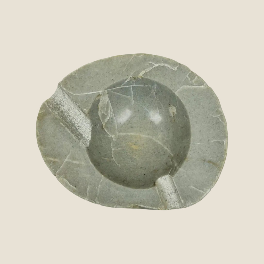 Grey Grazed Ash Tray - River Stone