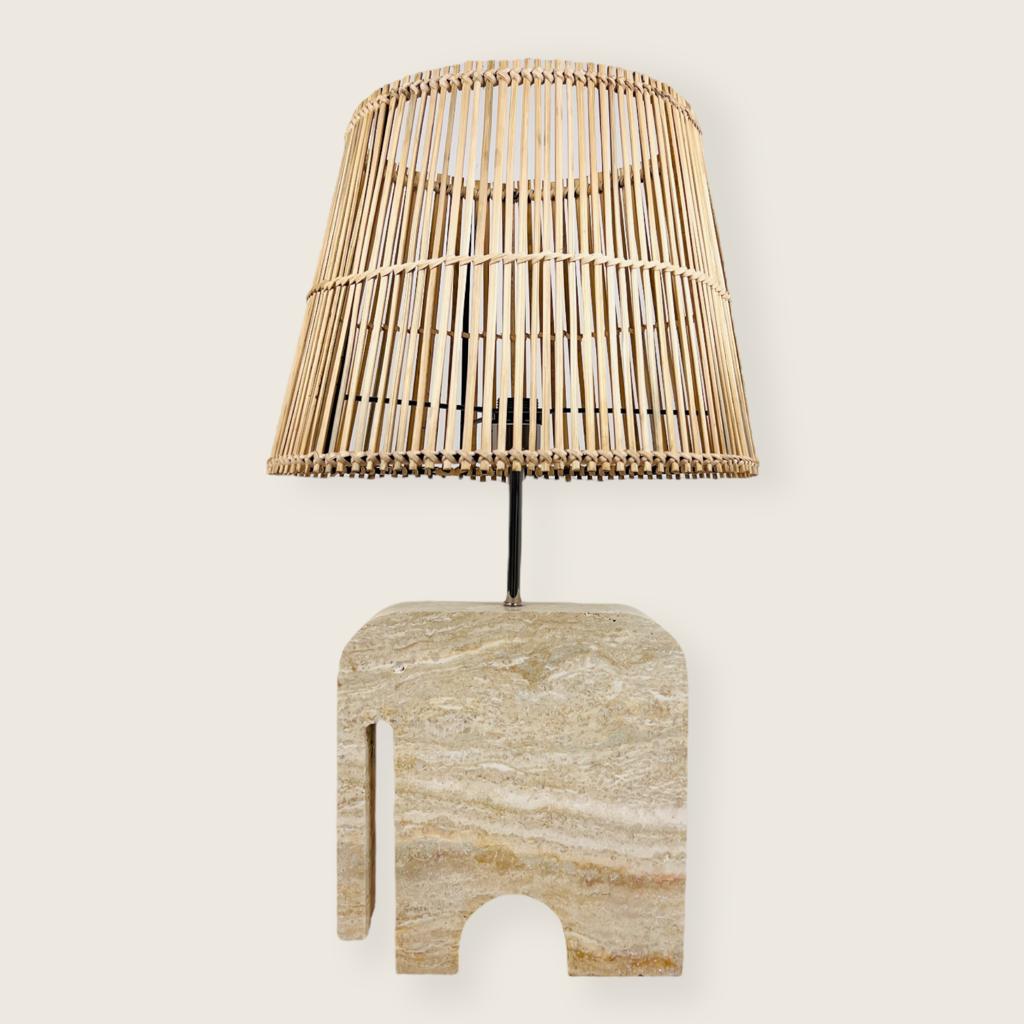 Elephant Stoned Table Lamp