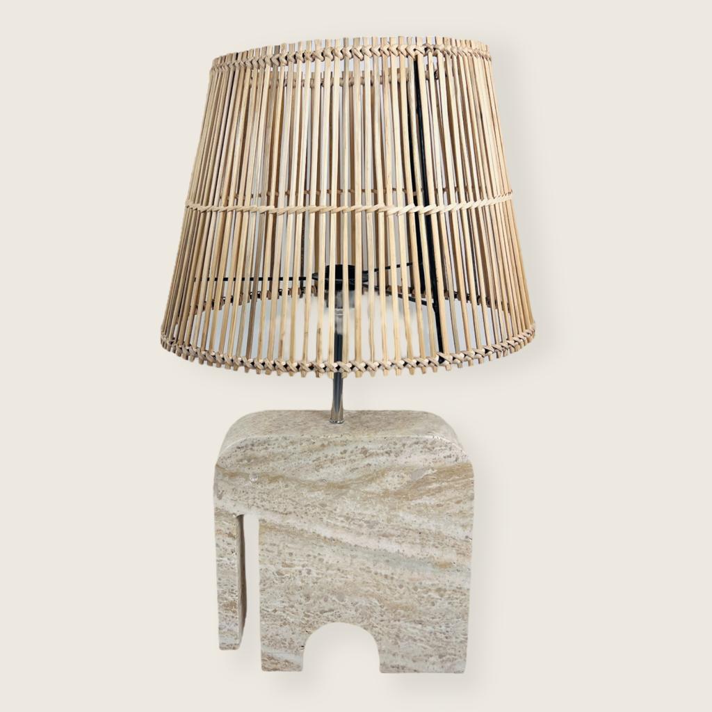 Elephant Stoned Table Lamp