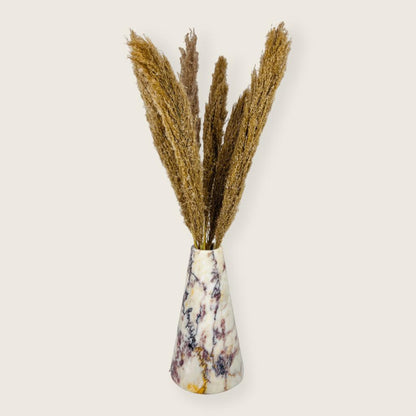 Funnel Vase - Red & White