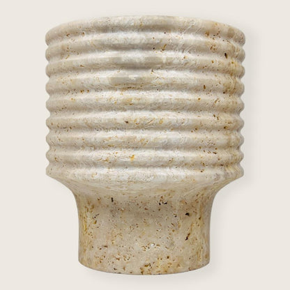 Echo Vase - Travertine