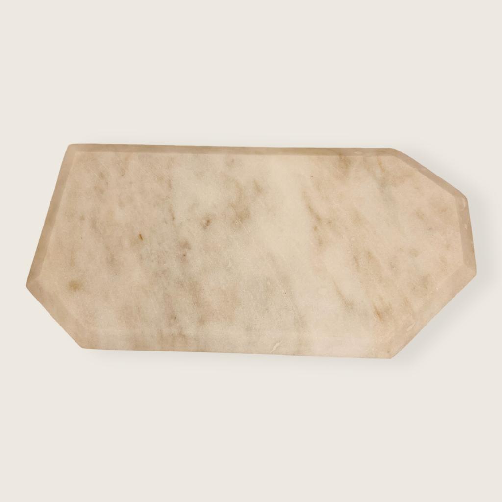 Irregular Marble Grazed Grey Tray