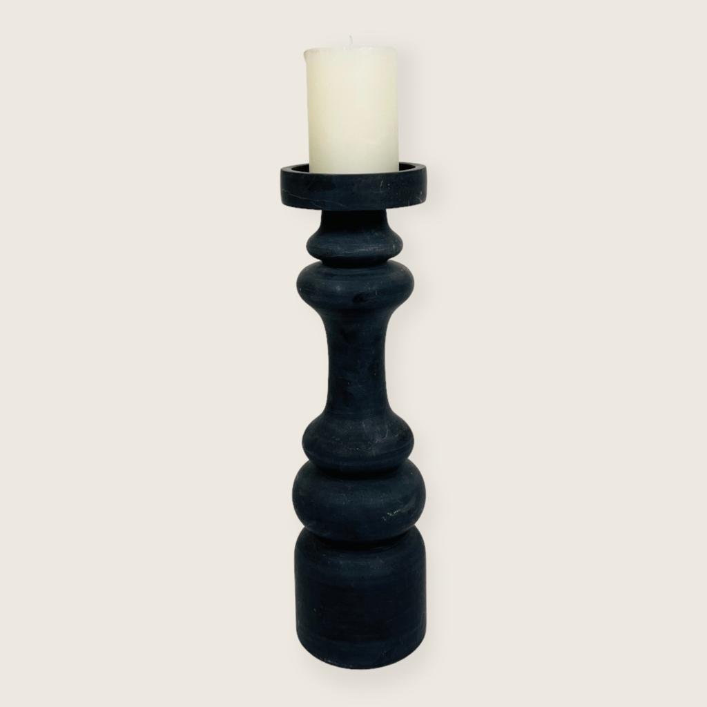 Pillar Black Candle Stand (Large)