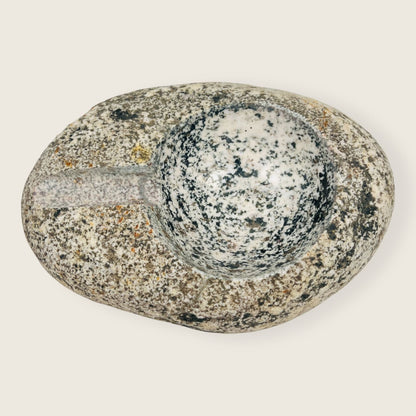 Grain Spotted Ash Tray - River Stone