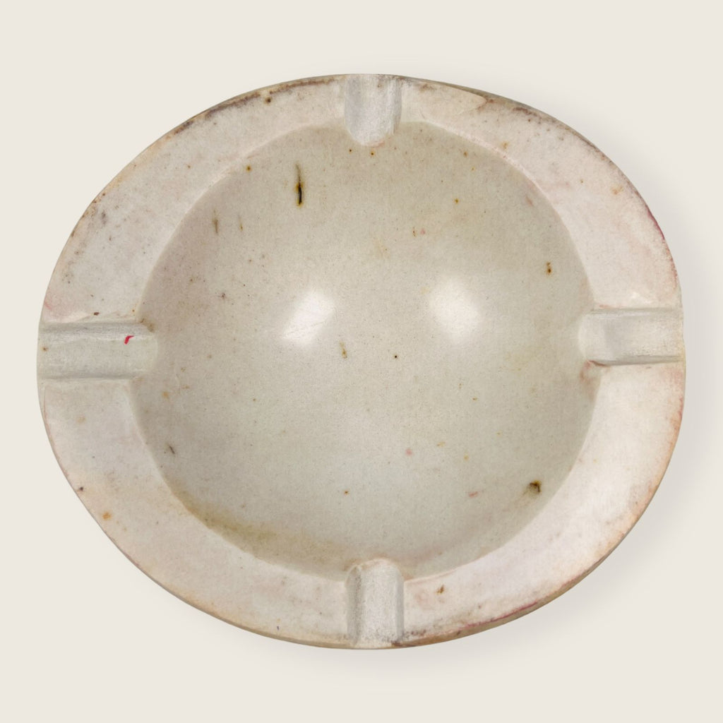 River Stone Coconut Shell Spotted Ash Tray