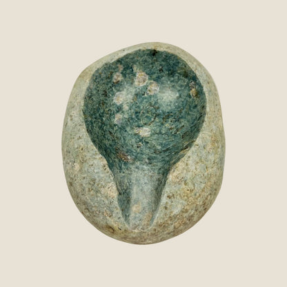 Emerald Green Tainted Ash Tray - River Stone