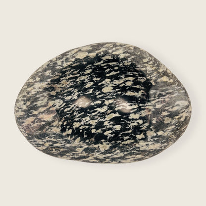 Black & White Grazed Ash Tray - Riverstone