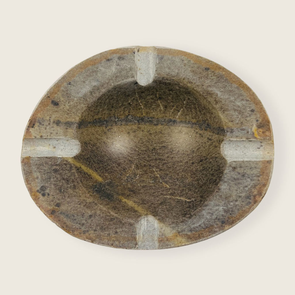 River Stone Brown Hued Ash Tray