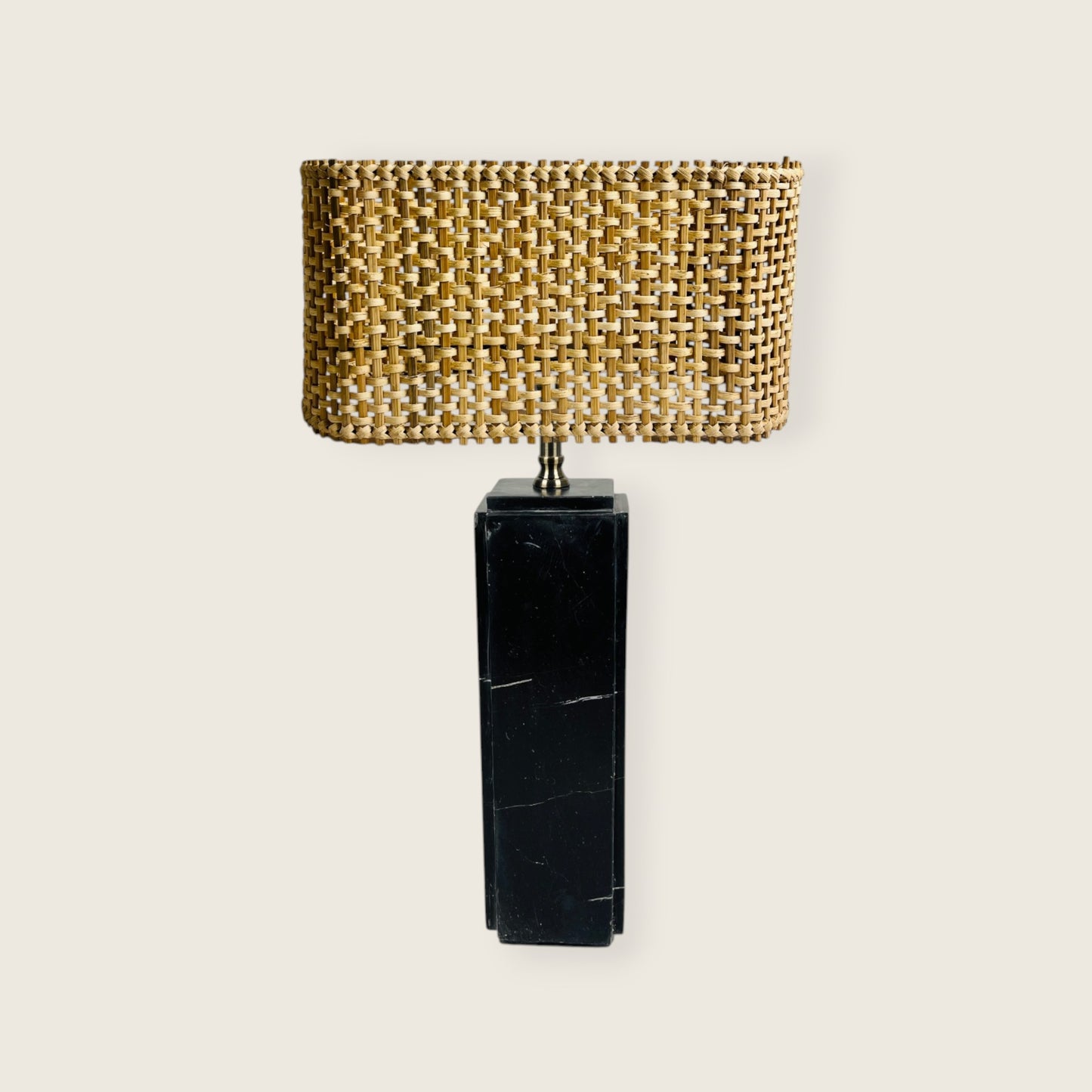Framed Table Lamp - Black