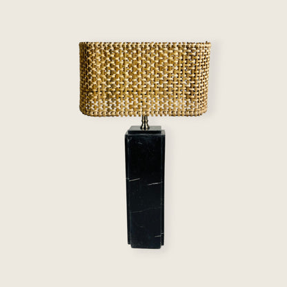 Framed Table Lamp - Black
