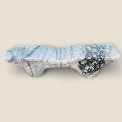 Elemental Bench - Gray & Green