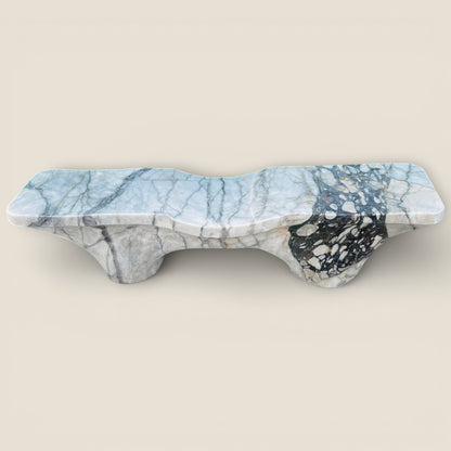 Elemental Bench - Gray & Green