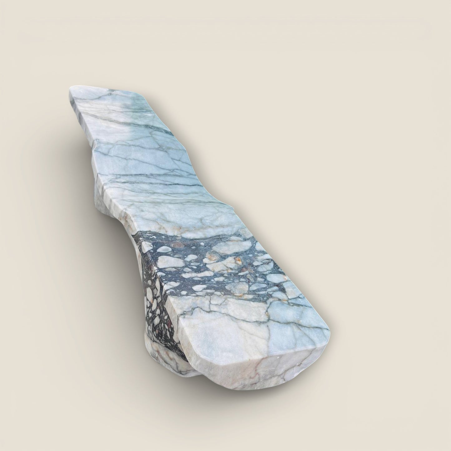 Elemental Bench - Gray & Green
