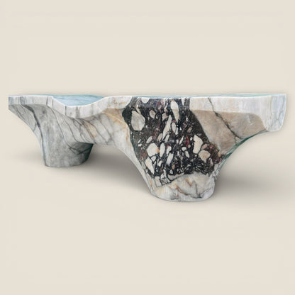 Elemental Bench - Gray & Green