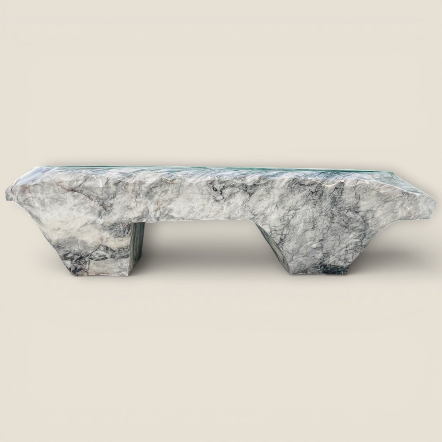Stone Drift Bench - Gray