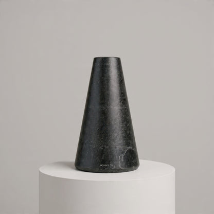 Funnel Vase - Black