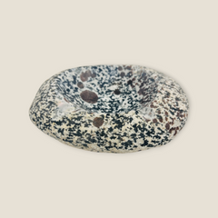 Black & White Spotted Ash Tray - Riverstone