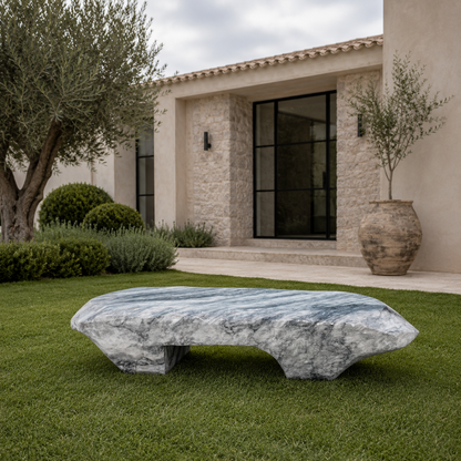 Stone Drift Bench - Gray