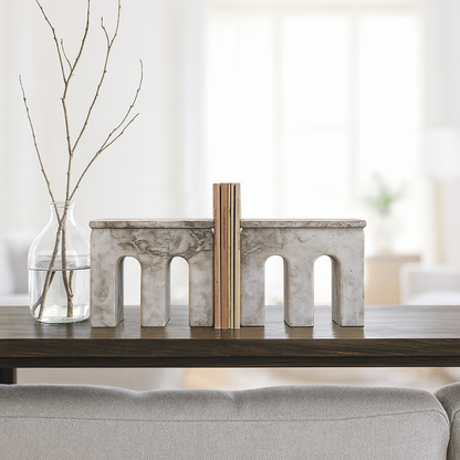 Bridge Bookends Pair