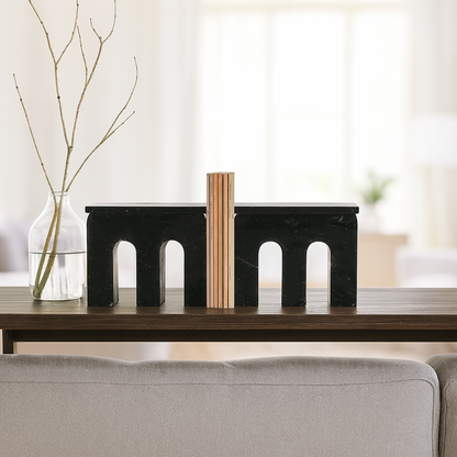 Bridge Bookends Pair - Black