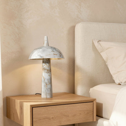 Domed Spire Lamp - Cheetah White
