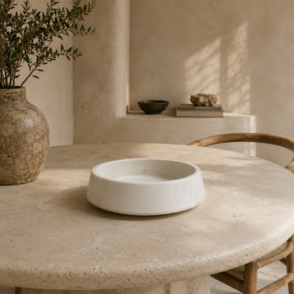 Elysia Marble Bowl - White
