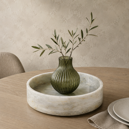 Elysia Marble Bowl - Cheetah Gold