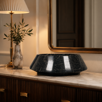Elysia Marble Bowl - Black