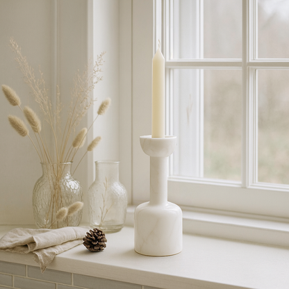 Stemmed Cup Candle Stand - Onyx