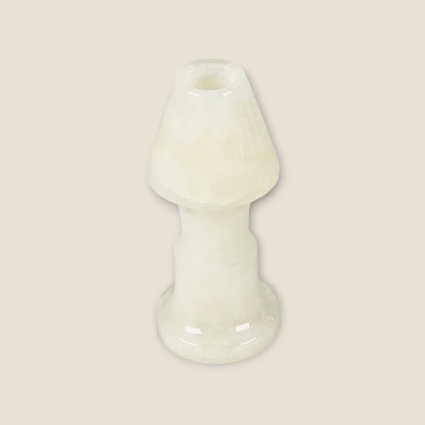 Frustum Capped Candle Stand  - Onyx