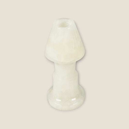 Frustum Capped Candle Stand  - Onyx