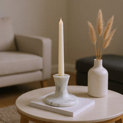 Flared Candle Stand - Gray