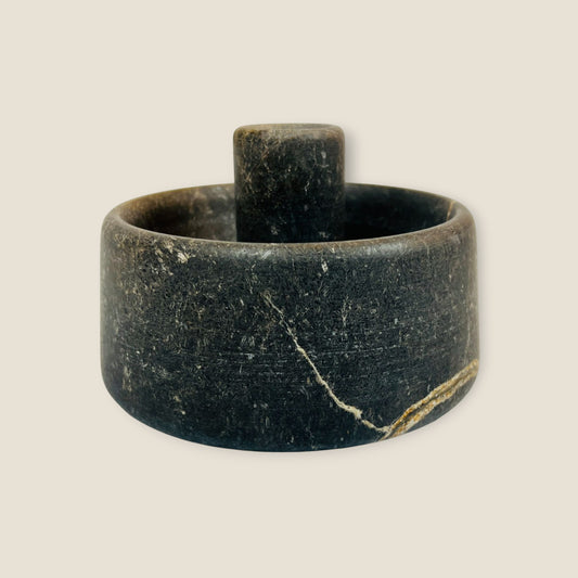 Bowl Candle Stand - Black