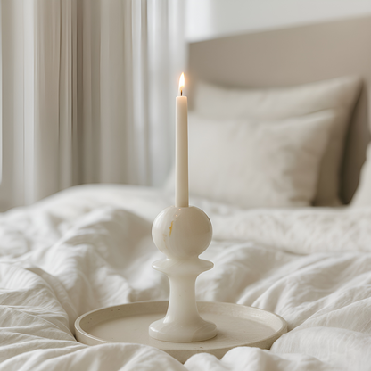 Pawn Candle Stand  - Onyx