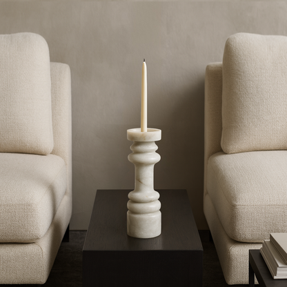 Shaker Candle Stand - Gray
