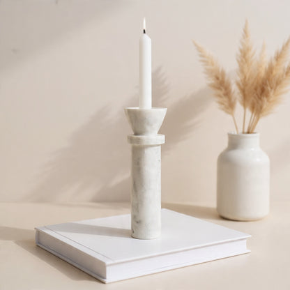Torch Candle Stand - Gray