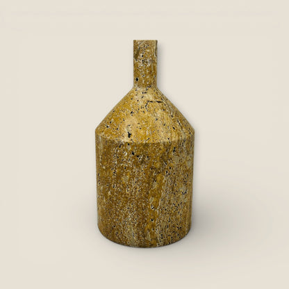 Chunky Ornament Bottle - Travertine
