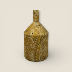 Chunky Ornament Bottle - Travertine
