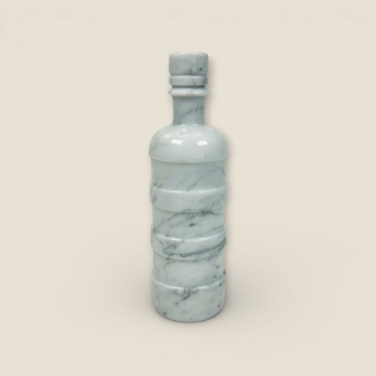 Ringed Ornament Bottle - Gray