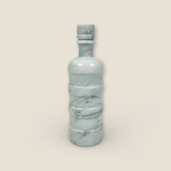 Ringed Ornament Bottle - Gray