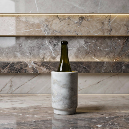 Marble Bottle Holder - Gray